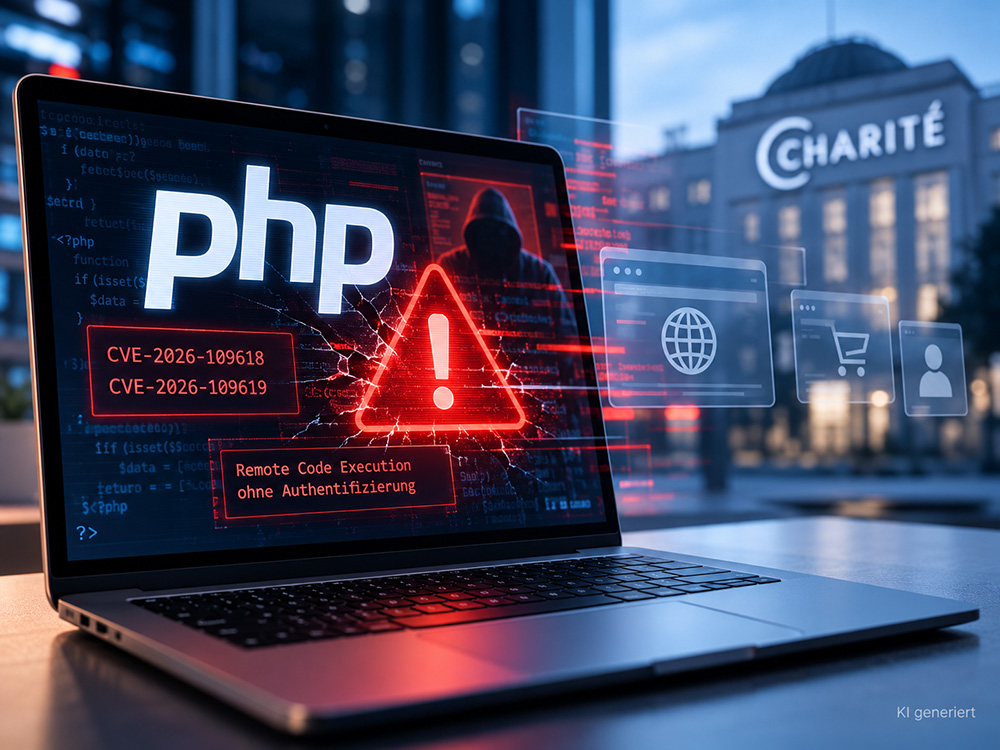 PHP-Sicherheitswarnung im Cyberraum